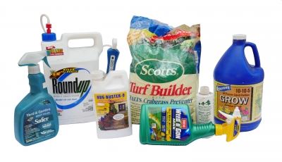 Garden chemicals are hazardous waste, pesticides, herbicides, etc