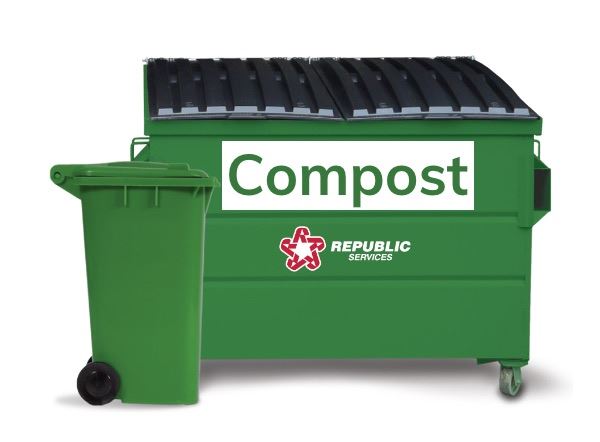 Multi Family Compost Dumpster and Bin