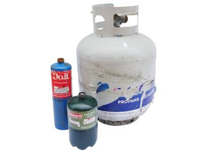 Propane tanks of all sizes need to be disposed of as hazardous waste