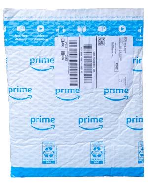 Amazon prime bubble shipping envelope, garbage