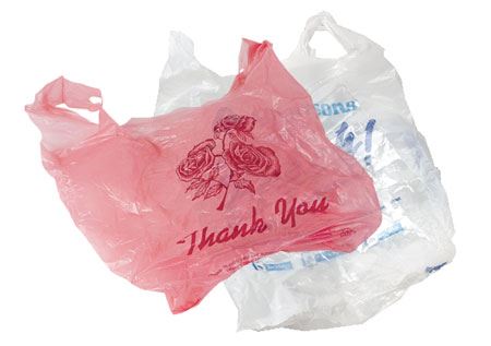 plastic bags, garbage