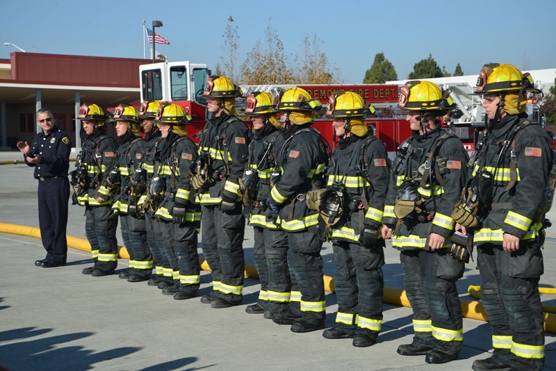 Recruits in Turnouts