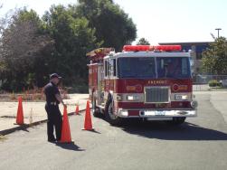 Fire truck driving training