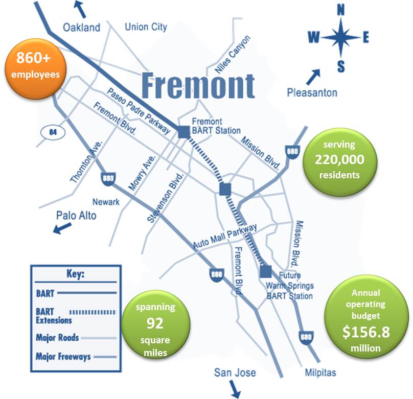 Map of Fremont