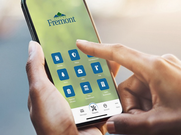 Fremont App on mobile phone