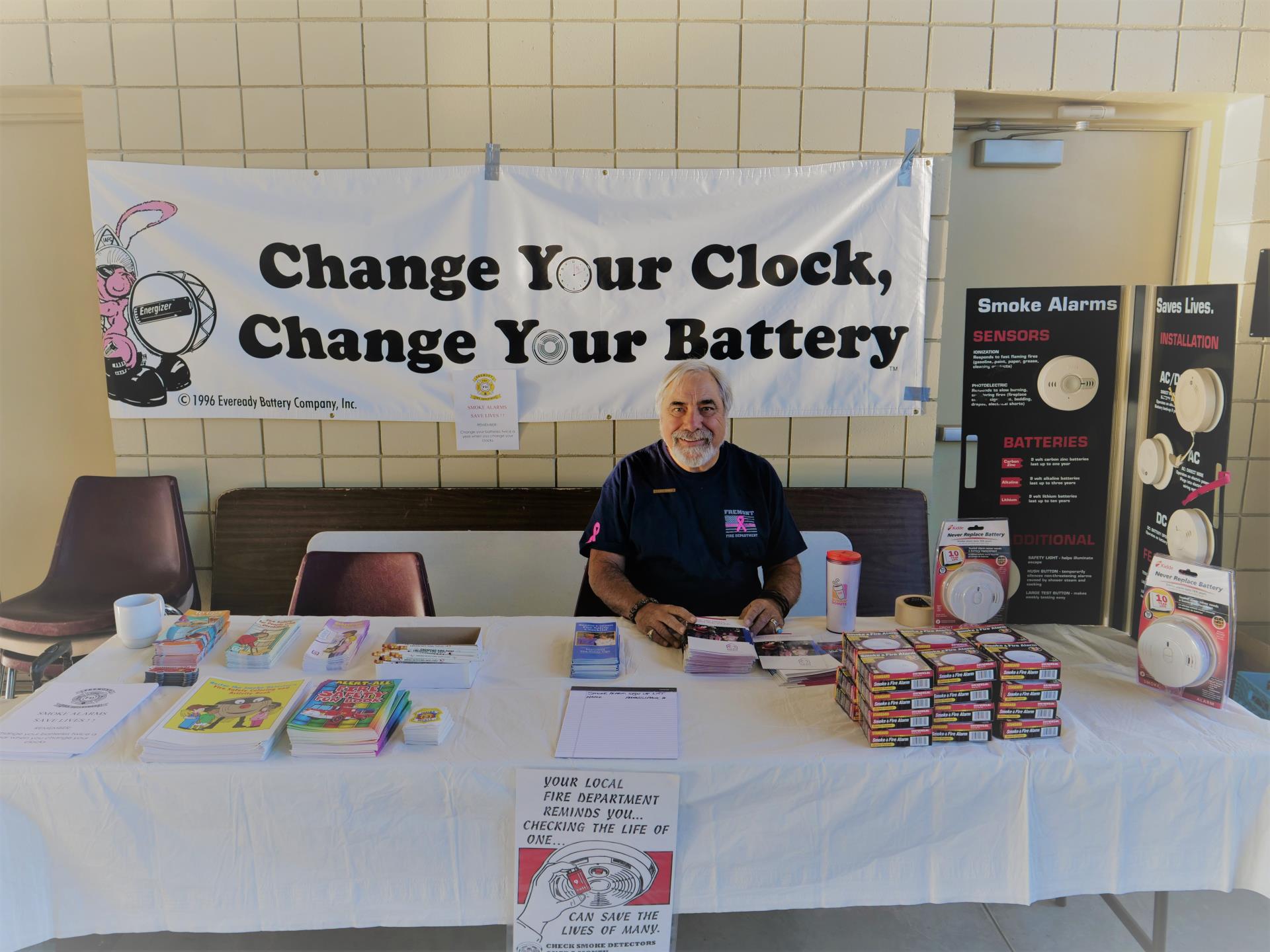 Smoke Detector Program at FS#6 Open House