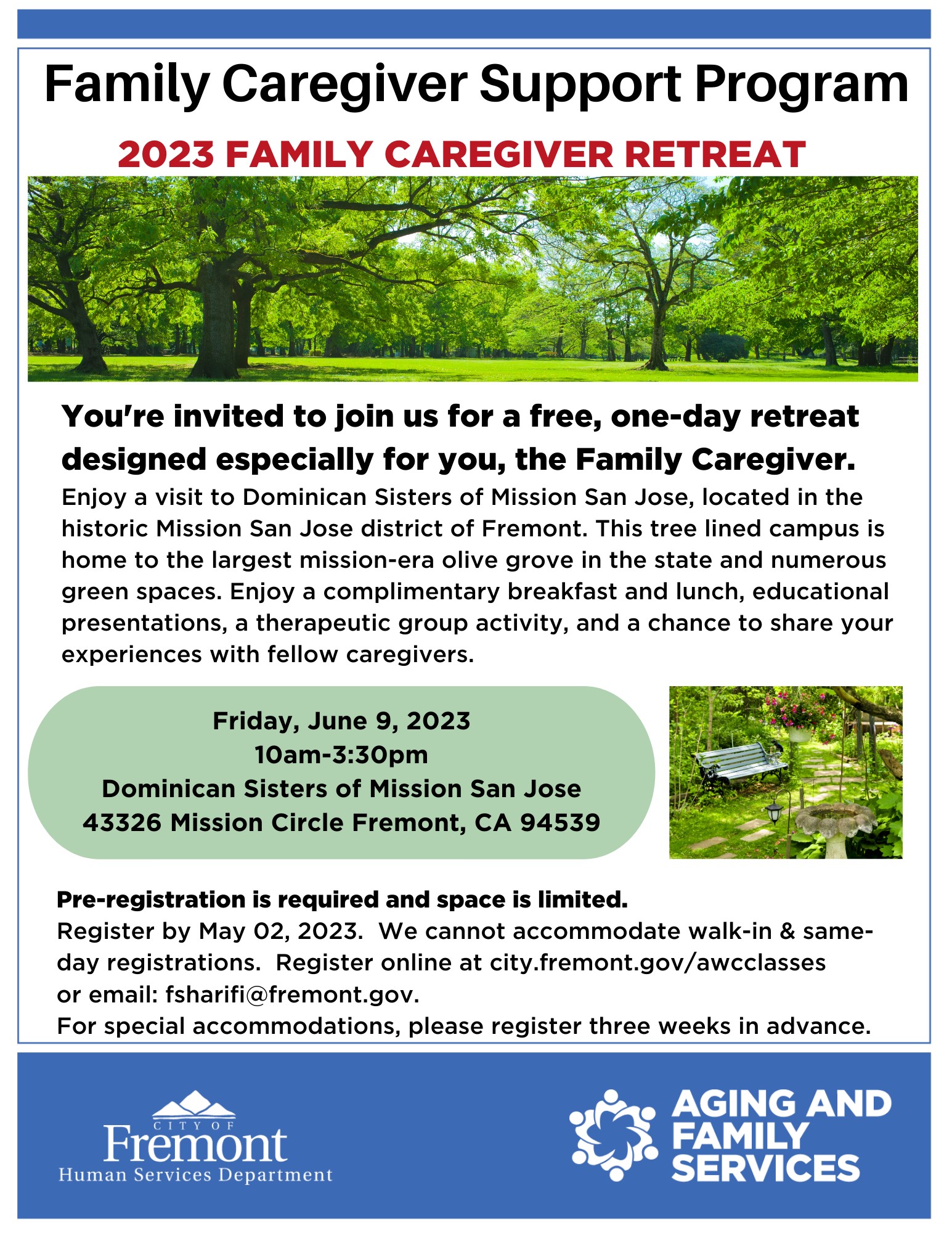 2023 Family Caregiver Retreat