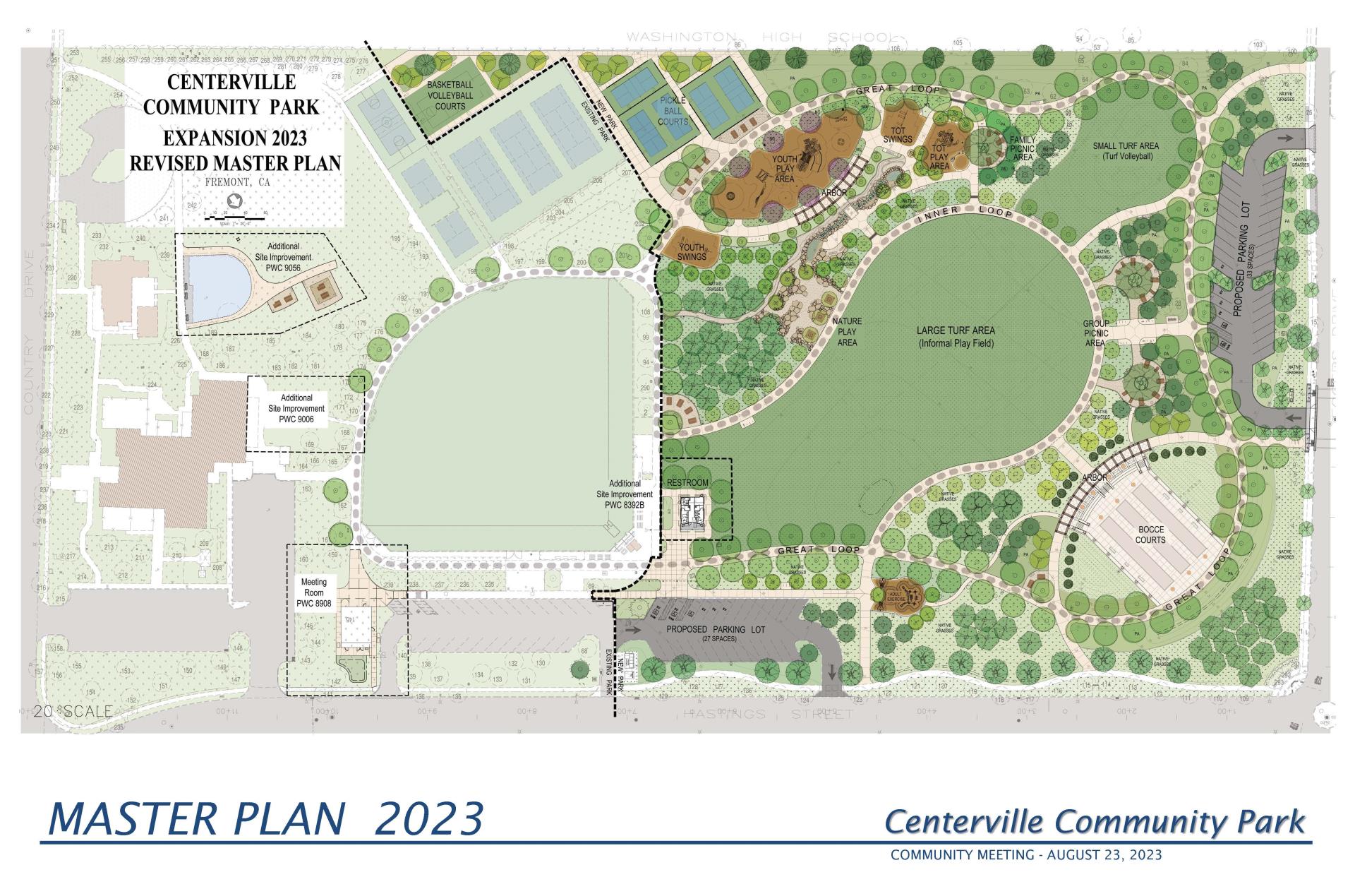 Centerville Park Expansion Draft Master Plan Presented August 23 2023