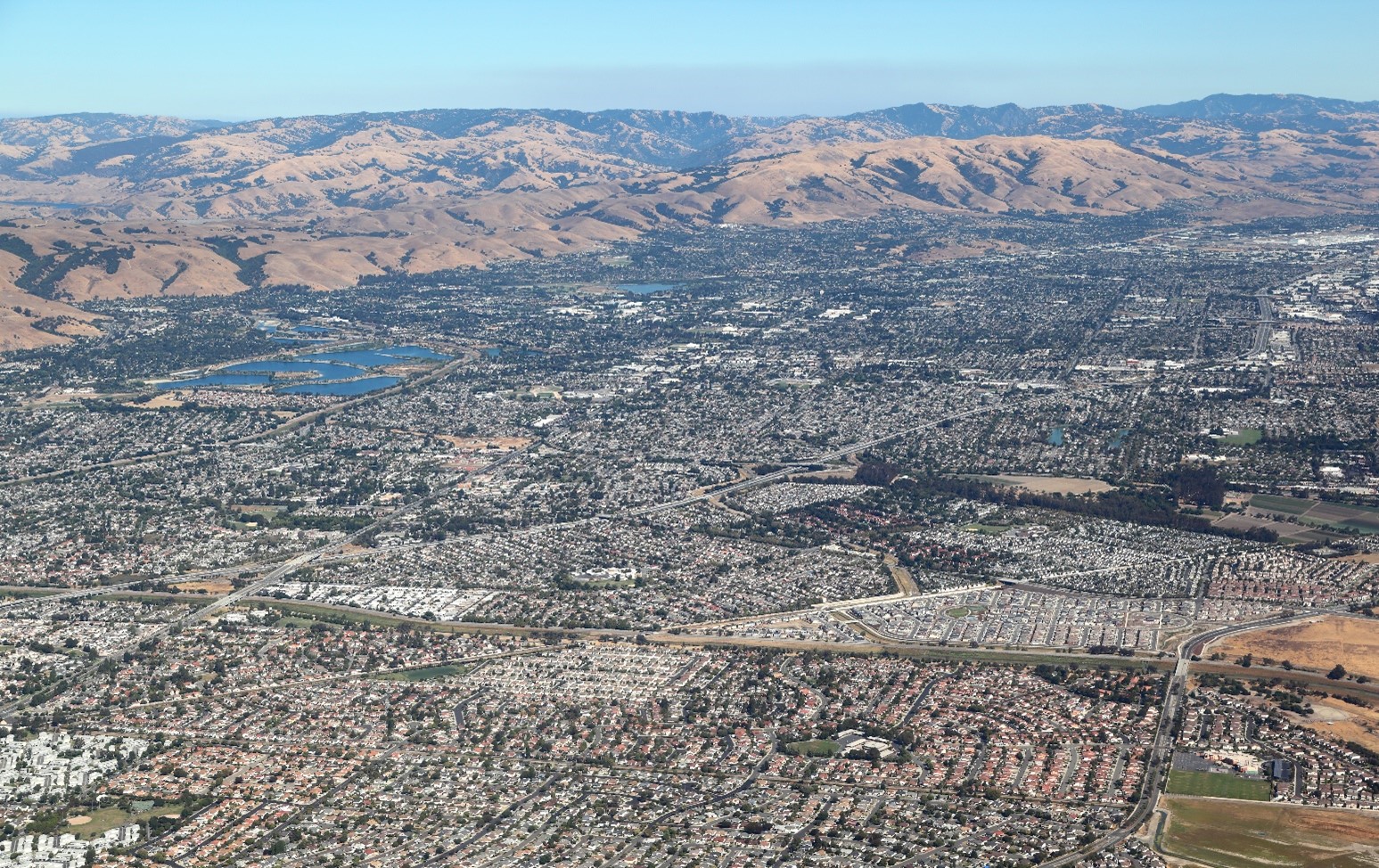 View of Fremont from Above