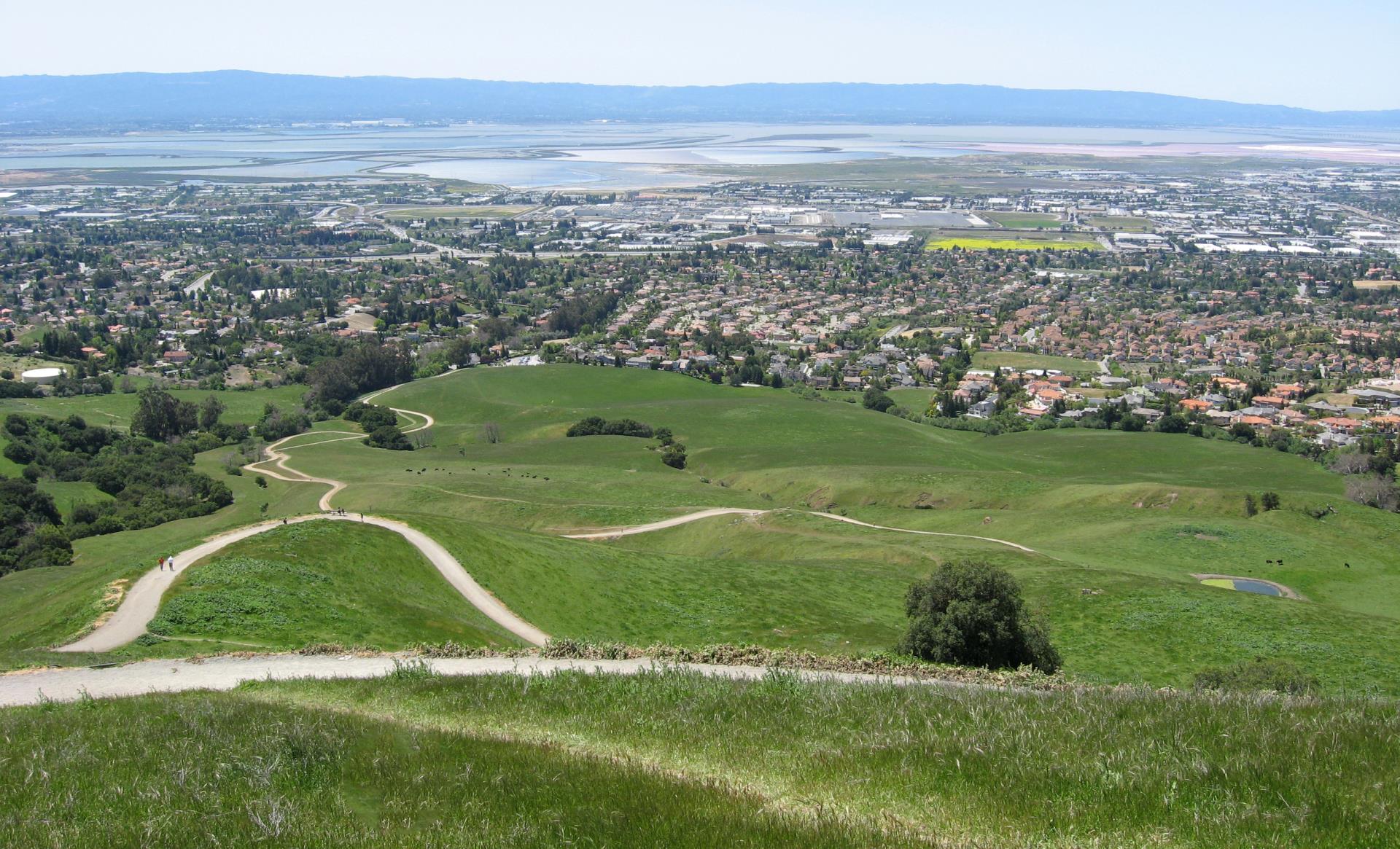 View of Fremont from above