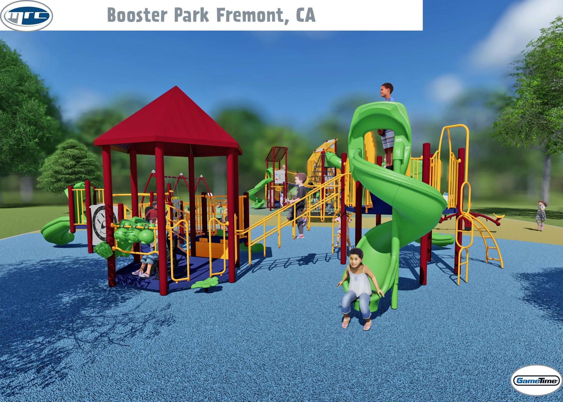 View of 2-5 Play Structure at Booster Neighborhood Park