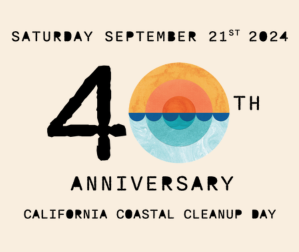 Coastal Cleanup Day logo with event information