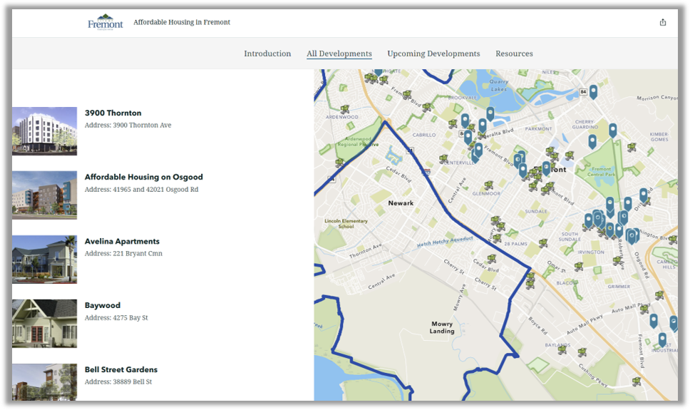 Affordable Housing Map